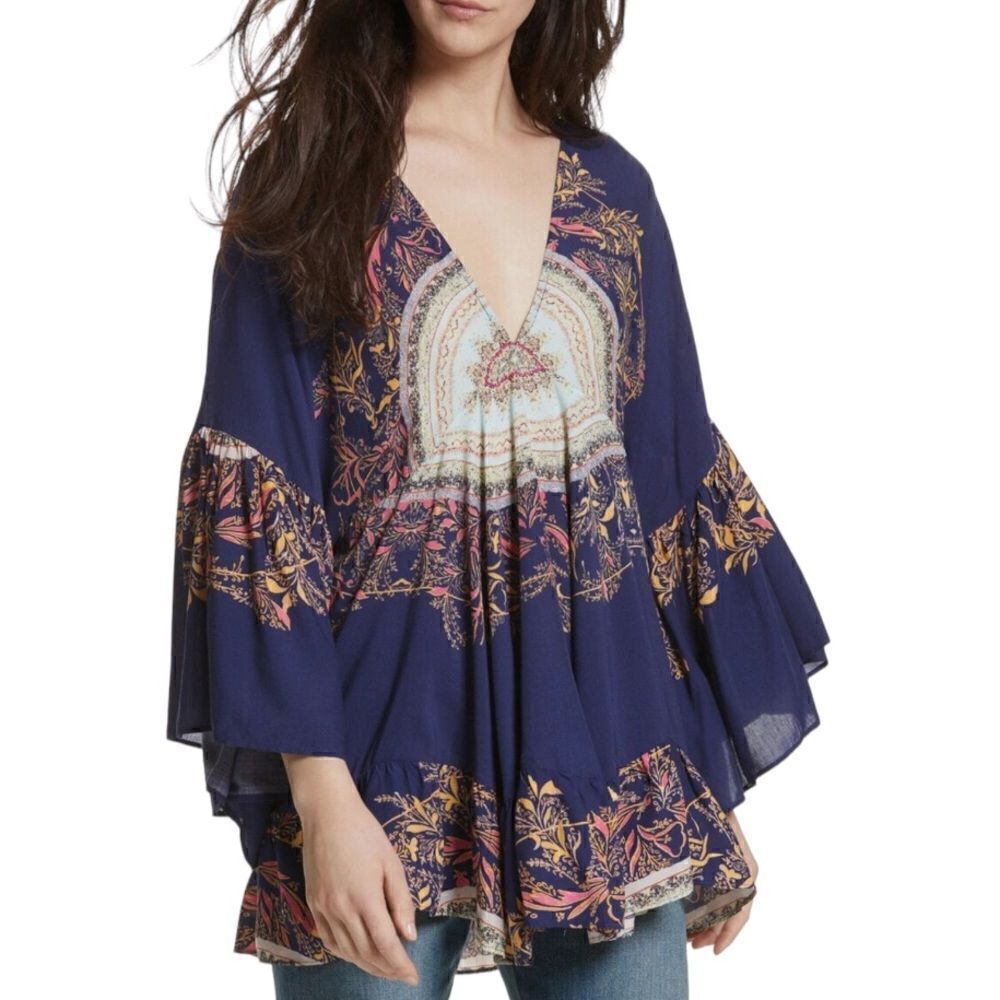 Free People Bohemian Sunset Dreams Top Size Medium M